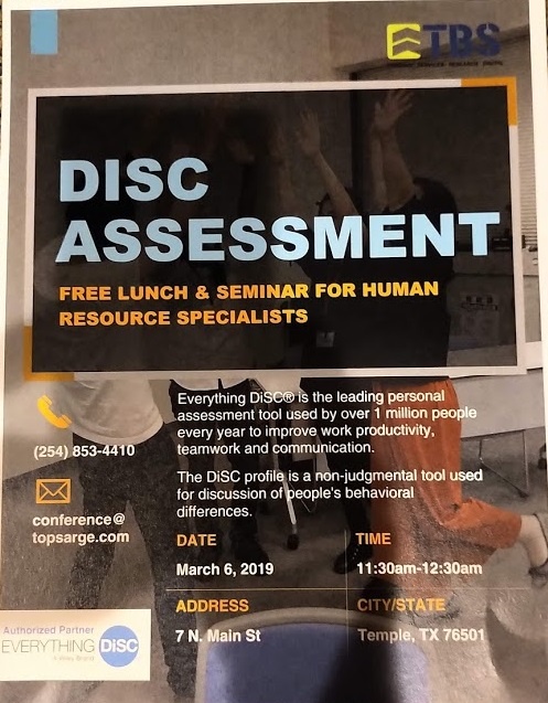 free DiSC personality workshop